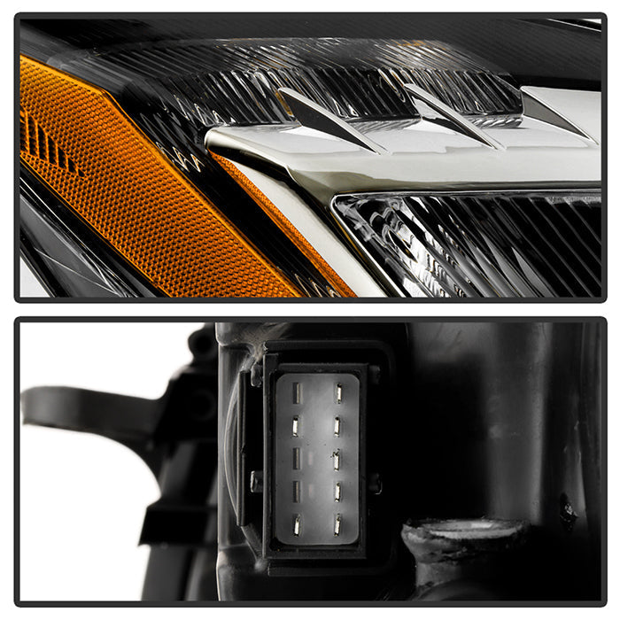 SPYDER Xtune Buick Regal 11-13  HID w/LED DRL Clear Ring Projector Headlights (PRO-JH-BREG11CR-HID-OE-R) 9952807