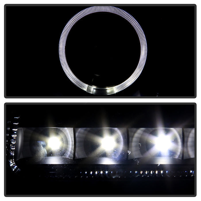 SPYDER Xtune Chrysler 300C 05-10 ( Not 300 ) Halo Projector Headlights Black PRO-JH-C300C-LED-BK 9027734