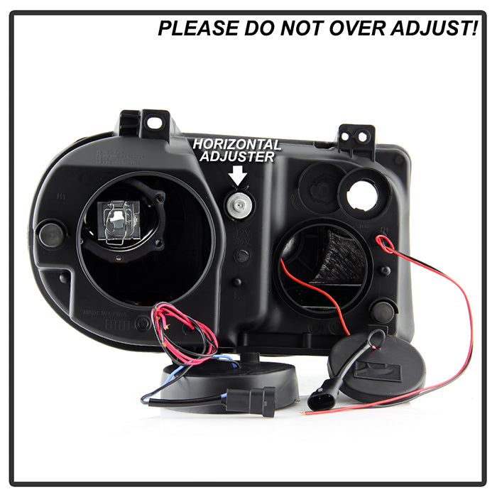 SPYDER Xtune Chrysler 300C 05-10 ( Not 300 ) Halo Projector Headlights Black PRO-JH-C300C-LED-BK 9027734
