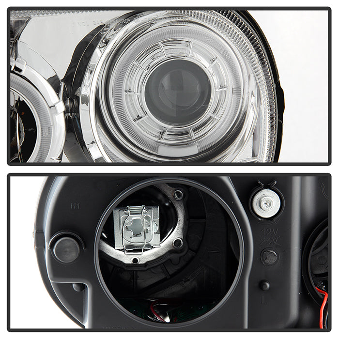 SPYDER Xtune Chrysler 300C 05-10 ( Not 300 ) Halo Projector Headlights Chrome PRO-JH-C300C-LED-C 9027741