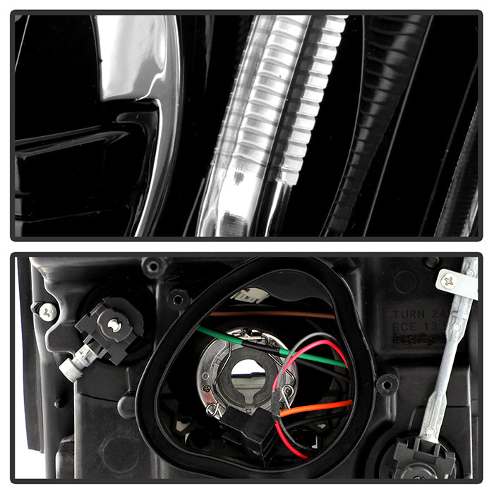 SPYDER xTune 08-14 Cadillac CTS LED Switch Back Projector Headlights - Black (PRO-JH-CACTS08-LED-BK) 9950322
