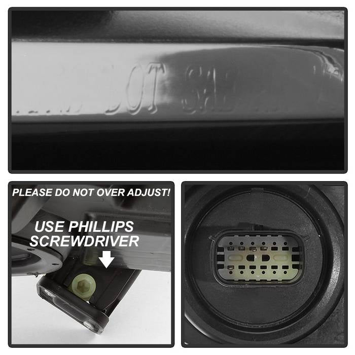SPYDER xTune 17-18 Cadillac XT5 Halogen Projector Headlight - OEM Left (PRO-JH-CAXT517-OE-L) 9943423