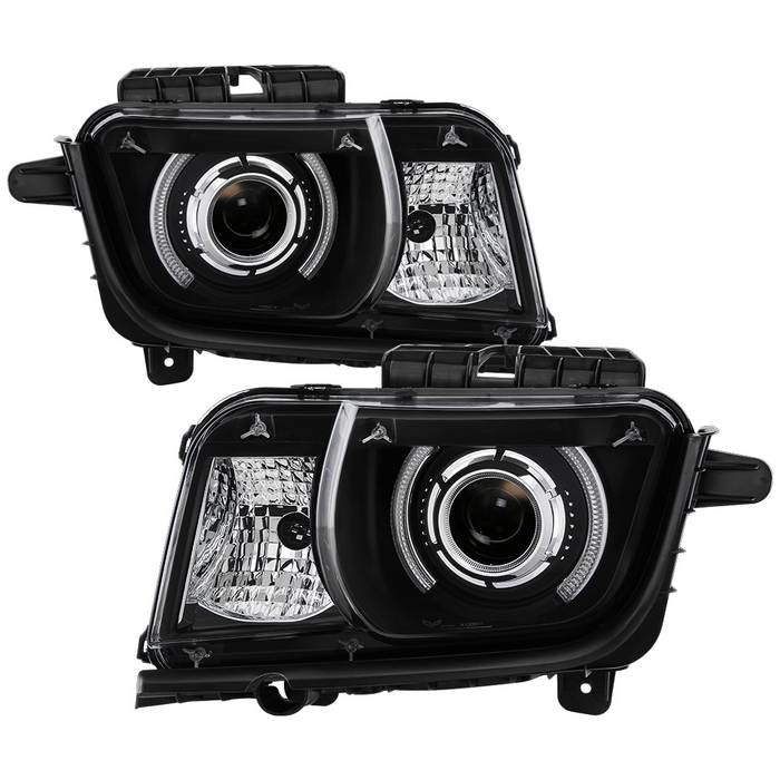 SPYDER xTune 10-13 Chevy Camaro CCFL Halo Projector Headlights - Black (PRO-JH-CCAM10-LED-BK) 9040498