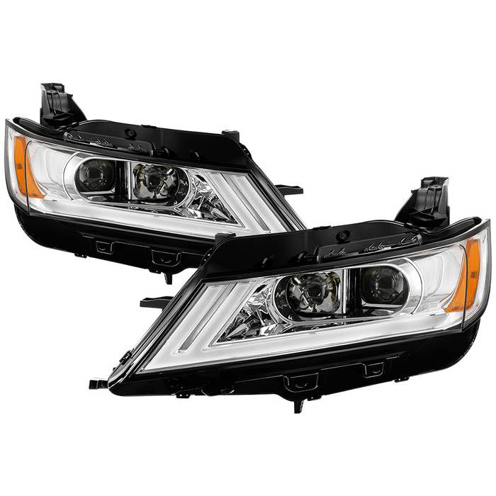 SPYDER xTune 14-18 Chevy Impala (Excl Limited) DRL Halogen Proj Headlights - Chrm (PRO-JH-CIM15-LB-C) 9042898