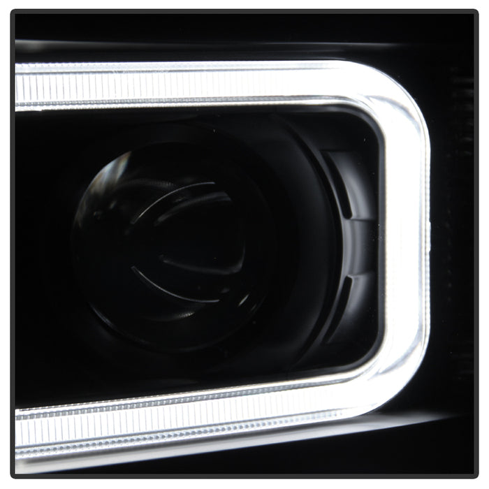 SPYDER Xtune Chevy Silverado 1500/2500/3500 07-13 Projector Headlights Black PRO-JH-CS07-LED-BK 9027796