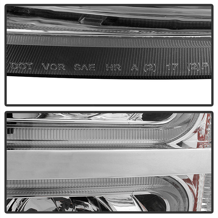 SPYDER Xtune Chevy Silverado 1500/2500/3500 07-13 Halo Projector Headlights Chrome PRO-JH-CS07-LED-C 9027802