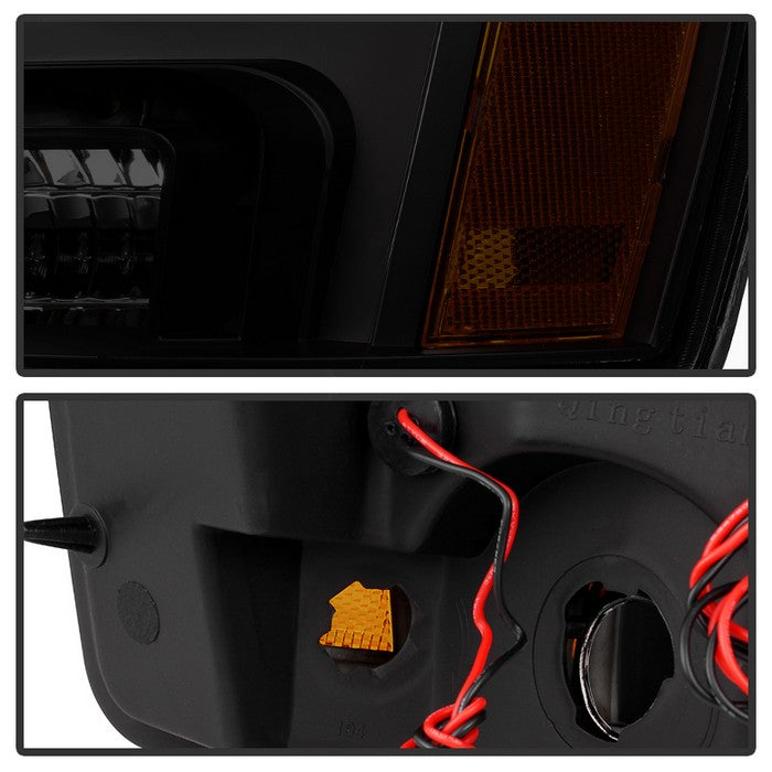 SPYDER Xtune Chevy Suburban 1500/2500 07-14 Halo Projector w/LED Headlights Smoked PRO-JH-CSUB07-LED-BSM 9030307