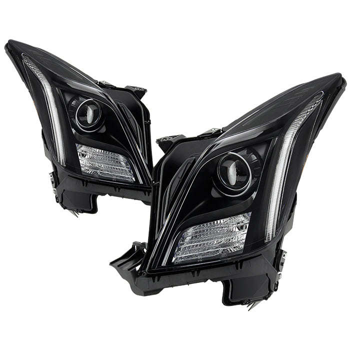 SPYDER xTune Cadillac XTS 13-17 Xenon non-AFS HID OE Projector Headlights PRO-JH-CXTS13-HID-BK 9945823