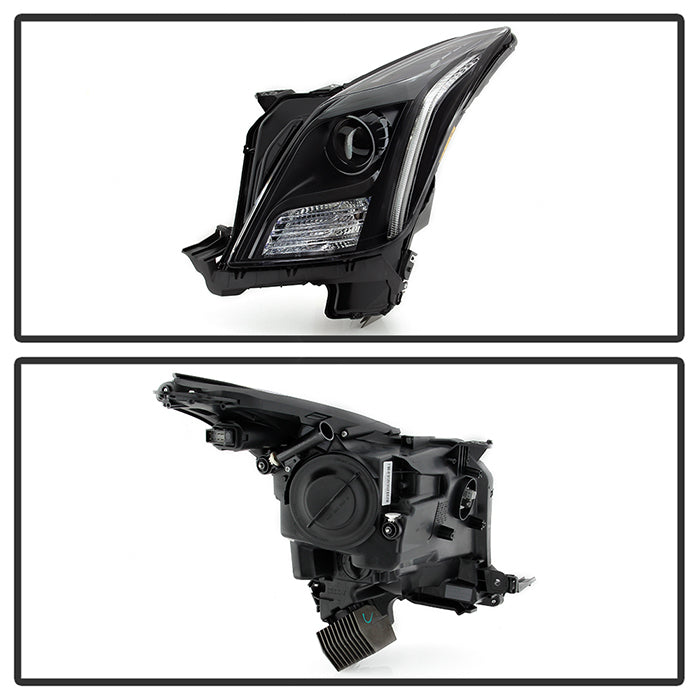 SPYDER xTune Cadillac XTS 13-17 Xenon non-AFS HID OE Projector Headlights PRO-JH-CXTS13-HID-BK 9945823