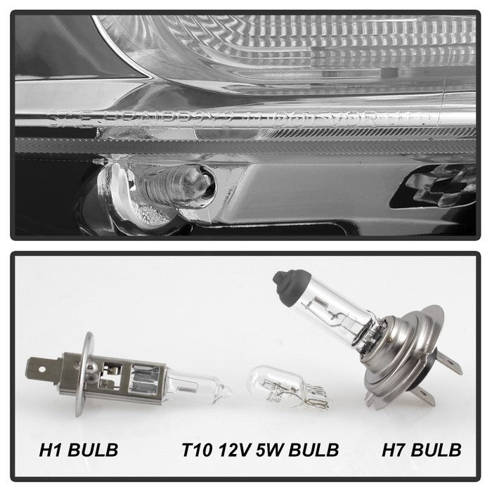 SPYDER xTune 11-14 Dodge Charger Projector Headlights - Halogen - DRL - Chrome (PRO-JH-DCHA11-LB-C) 9041754