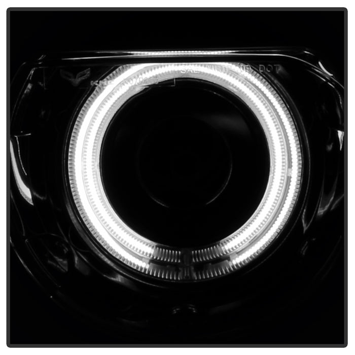 SPYDER xTune 08-14 Dodge Challenger CCFL Halo HID Projector Headlights - Black (PRO-JH-DCHAL08-CCFL-BK) 9036965