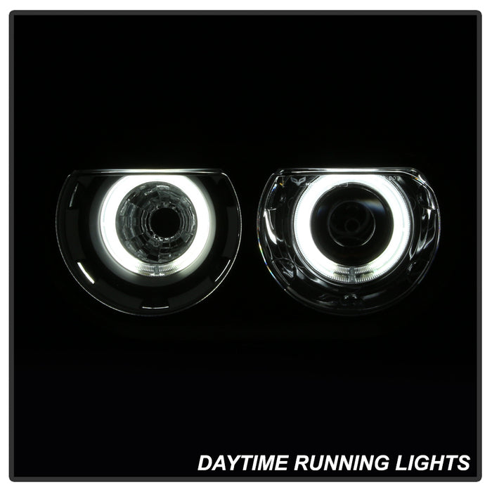 SPYDER xTune Dodge Challenger 08-14 Halogen Only Halo Projector Headlights Black PRO-JH-DCHAL08-HA-BK 9039249