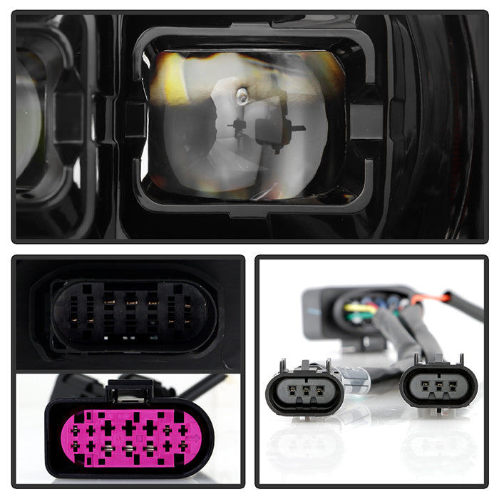 SPYDER 09-18 Dodge Ram 1500 (Halogen Model Only) Full LED Headlights - Black (PRO-JH-DR09-FLED-BK) 9050848