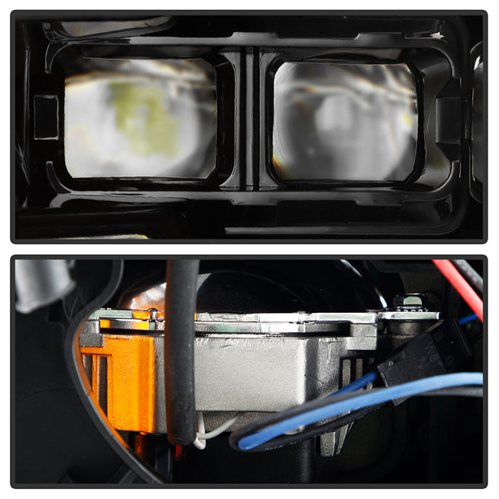 SPYDER 09-18 Dodge Ram 1500 (Halogen Model Only) Full LED Headlights - Black (PRO-JH-DR09-FLED-BK) 9050848