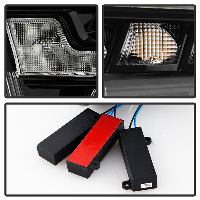 SPYDER 09-18 Dodge Ram 1500 (Halogen Model Only) Full LED Headlights - Black (PRO-JH-DR09-FLED-BK) 9050848