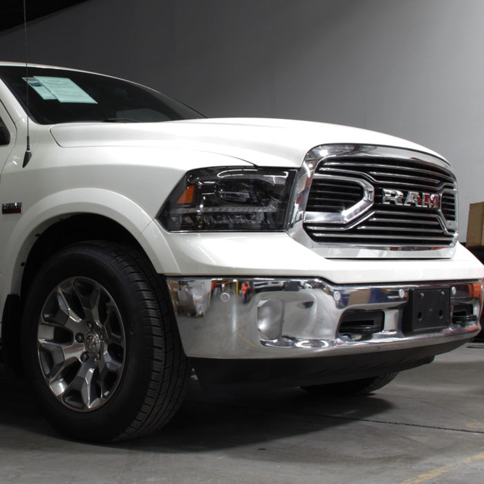 SPYDER 09-18 Dodge Ram 1500 (Halogen Model Only) Full LED Headlights - Black (PRO-JH-DR09-FLED-BK) 9050848