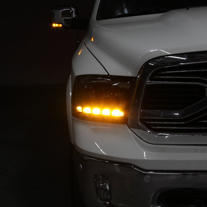 SPYDER 09-18 Dodge Ram 1500 (Halogen Model Only) Full LED Headlights - Black (PRO-JH-DR09-FLED-BK) 9050848