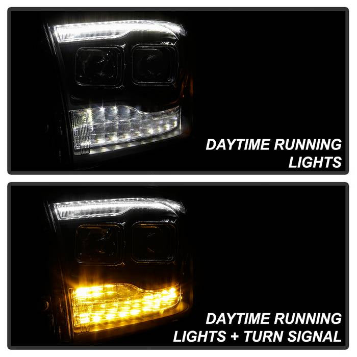 SPYDER xTune 09-18 Dodge Ram 1500 Projector Headlights - Halogen Model Only - Black (PRO-JH-DR09-G2-BK) 9047114