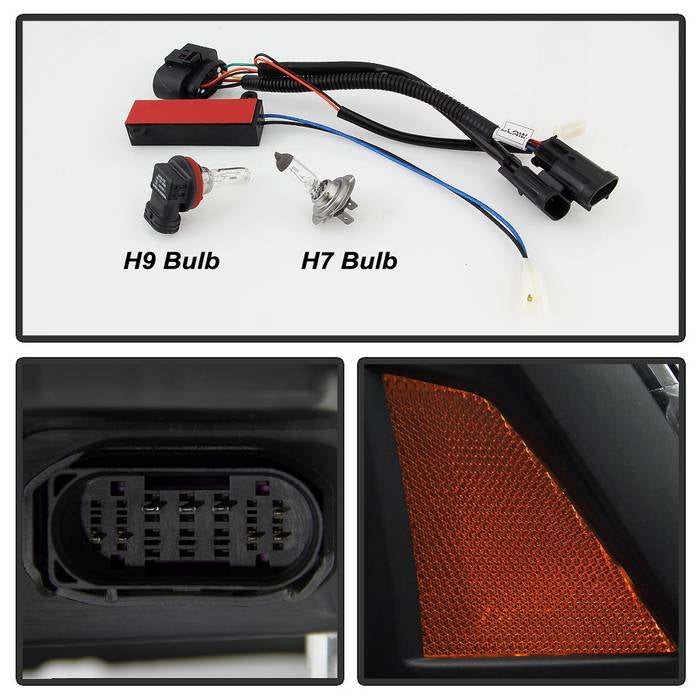 SPYDER xTune 09-18 Dodge Ram 1500 Projector Headlights - Halogen Model Only - Black (PRO-JH-DR09-G2-BK) 9047114