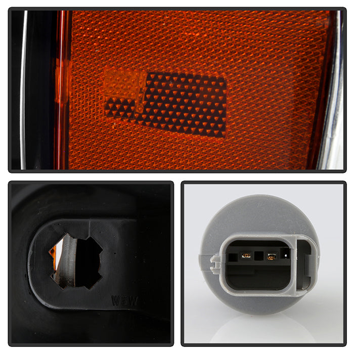 SPYDER xTune 04-08 Ford F150 S/B LED Sig w/DRL Crystal Headlights - Black (PRO-JH-FF15004-LED-SB-BK) 9950216