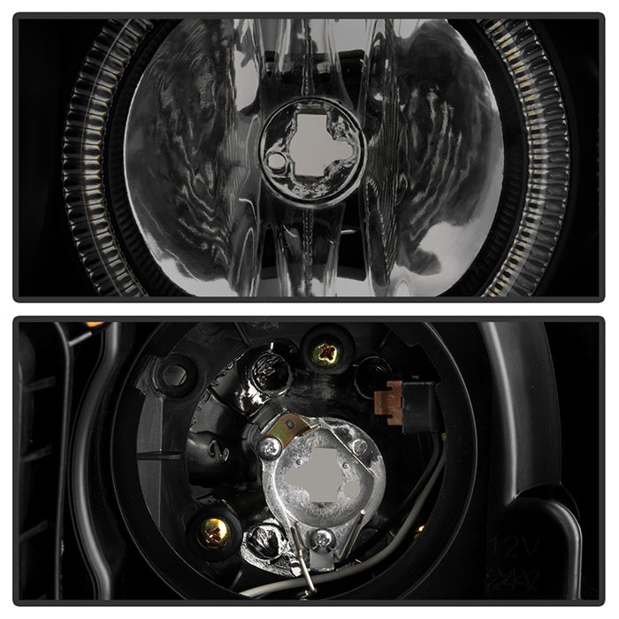 SPYDER Xtune Ford F150 09-14 Projector Headlights Halogen Model LED Halo Black Smoke PRO-JH-FF15009-CFB-BSM 9032233