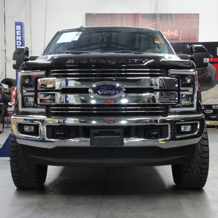 SPYDER xTune 17-19 Ford F250/350 Super Duty Halogen Only Full LED Headlights - Blk (PRO-JH-FF25017-FLED-BK) 9050824