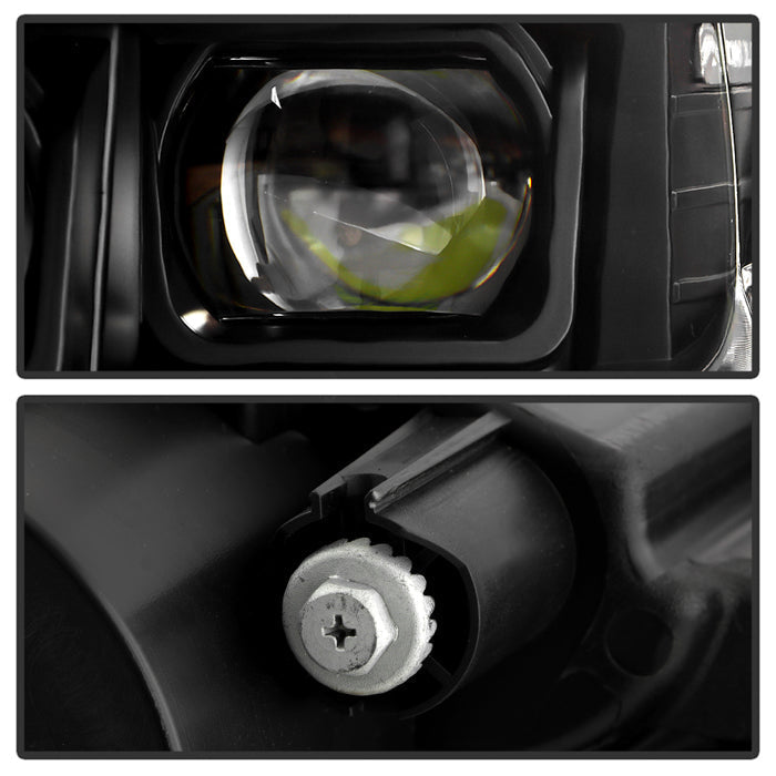 SPYDER xTune Ford Mustang 15-17 Full LED Headlights w/ Welcome Light - Black PRO-JH-FM15-FLED-BK 9055447