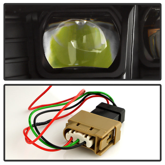 SPYDER xTune Ford Mustang 15-17 Full LED Headlights w/ Welcome Light - Black PRO-JH-FM15-FLED-BK 9055447