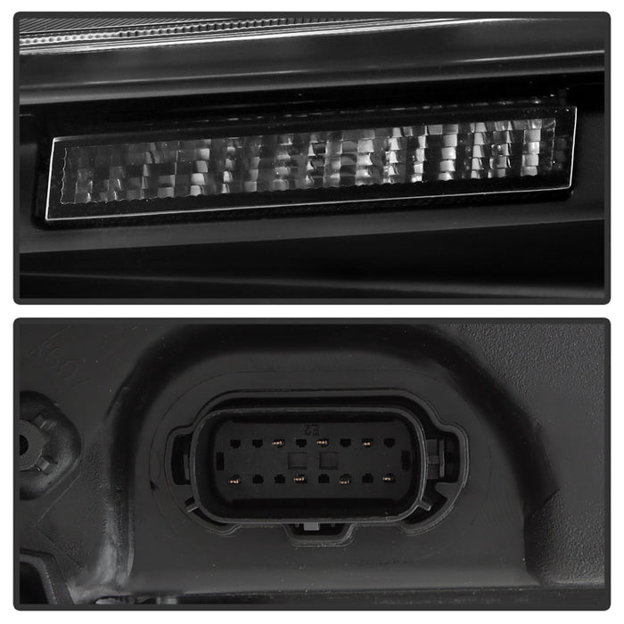 SPYDER xTune Ford Mustang 15-17 Full LED Headlights w/ Welcome Light - Black PRO-JH-FM15-FLED-BK 9055447
