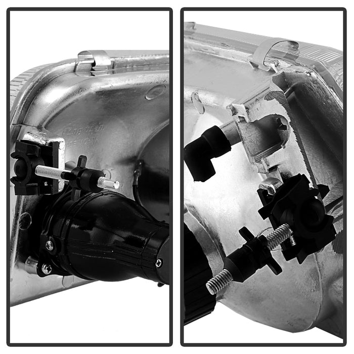 SPYDER Xtune Ford Ranger 93-97 Projector Headlights w/ Corner Lights Chrome PRO-JH-FR93-SET-C 9029394