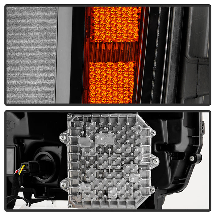 SPYDER xTune GMC Sierra 14-18 Halogen Upgrade to w/ LED DRL Proj. Headlights PRO-JH-GS14-DRL-BK 9951916