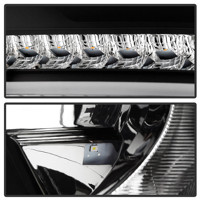 xTune GMC Sierra 1500 14-15 Sierra 2500 3500 15-17 Headlight Halogen Mdls- Black PRO-JH-GS14-FLED-BK 9050107