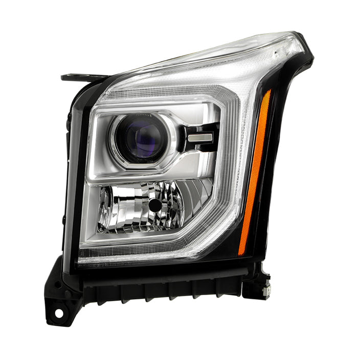 SPYDER xTune 15-20 GMC Yukon+XL HID Only w/LED DRL Projector Headlight OE Left (PRO-JH-GYD15-HID-OE) 9954856