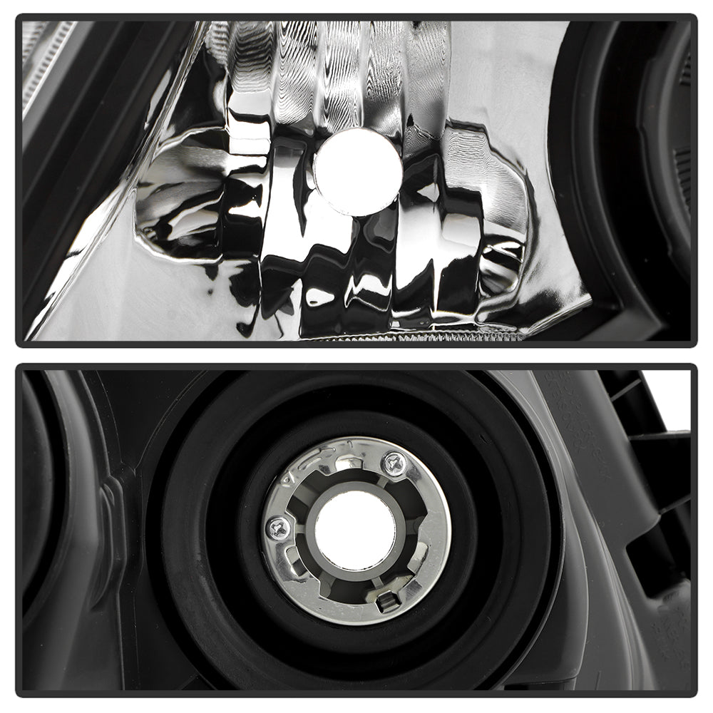 SPYDER xTune 11-17 Honda Odyssey Halogen Models Projector Headlights w/LED - Black (PRO-JH-HODY11-SQ-BK) 9055249