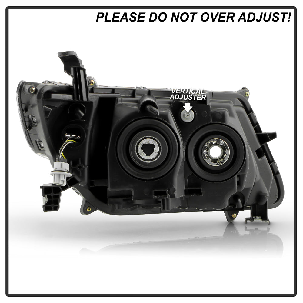 SPYDER xTune 11-17 Honda Odyssey Halogen Models Projector Headlights w/LED - Chrome (PRO-JH-HODY11-SQ-C) 9055256