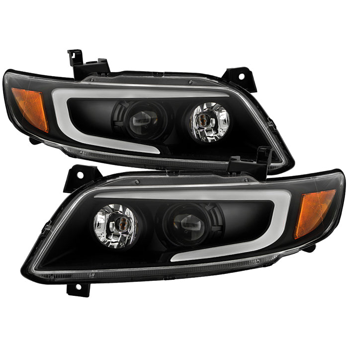 xTune 03-08 Infinity FX35/FX45 DRL Light Bar Projector Headlights - Black PRO-JH-IFX3503-LB-BK 9045325