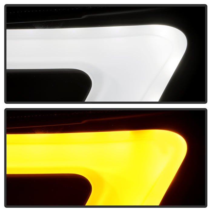 xTune 03-08 Infinity FX35/FX45 DRL Light Bar Projector Headlights - Black PRO-JH-IFX3503-LB-BK 9045325