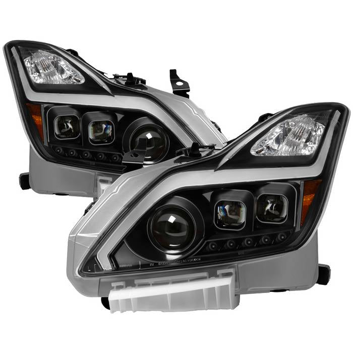 SPYDER xTune Infiniti G37 Coupe (non-AFS) 08-15 Projector Headlights - Black PRO-JH-IG3708-2D-LB-BK 9039331