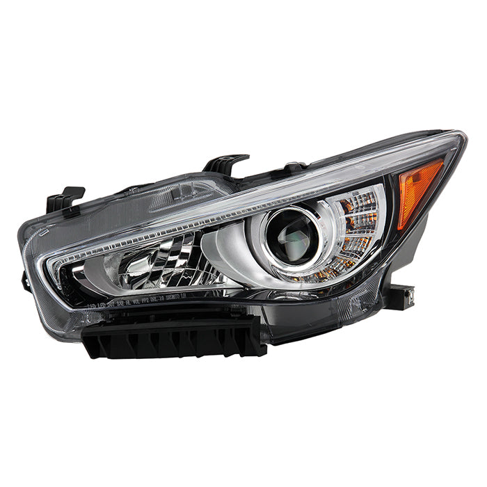 SPYDER 14-17  Infiniti Q50 HID (w/o Adaptive) Projector Headlights - OE Left 9946288