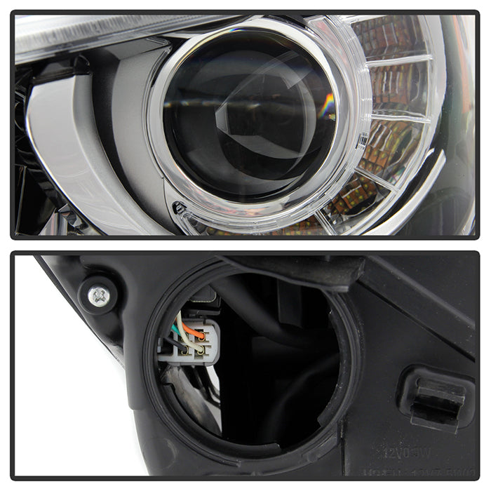 SPYDER 14-17  Infiniti Q50 HID (w/o Adaptive) Projector Headlights - OE Left 9946288
