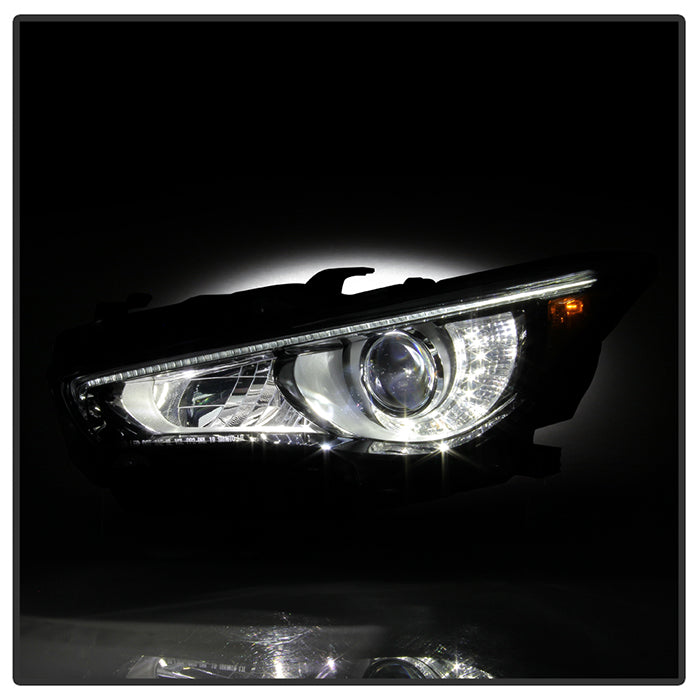 SPYDER 14-17  Infiniti Q50 HID (w/o Adaptive) Projector Headlights - OE Left 9946288