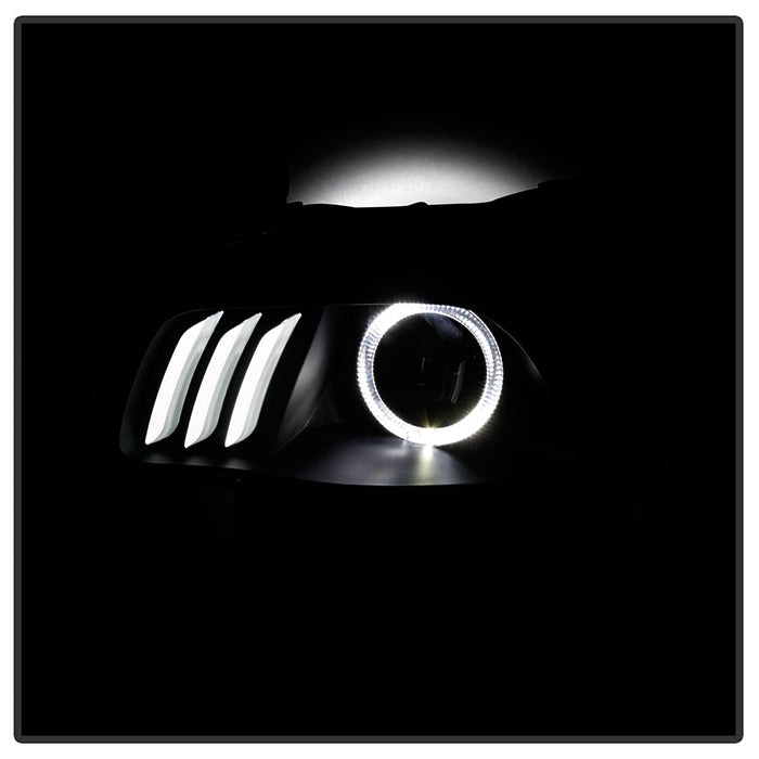 SPYDER xTune 14-17 Jeep Cherokee Halogen Model Only LED Light Bar Proj Headlights - Blk - PRO-JH-JC14-LB-BK 9047183