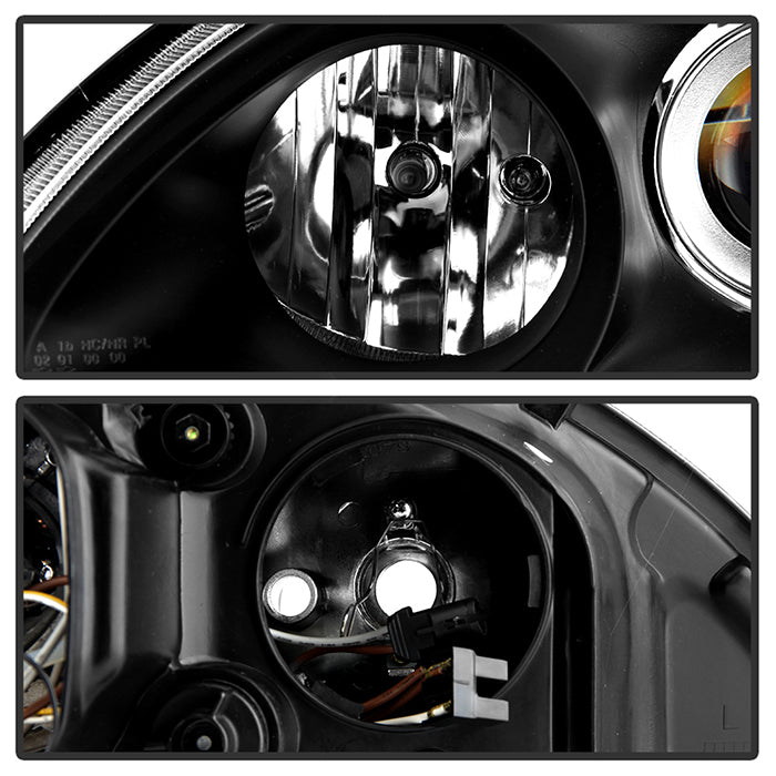 SPYDER Xtune Mercedes Benz W163 Ml-Class 98-01 ProjectOEr Headlights Black PRO-JH-MBW16398-BK 9028212