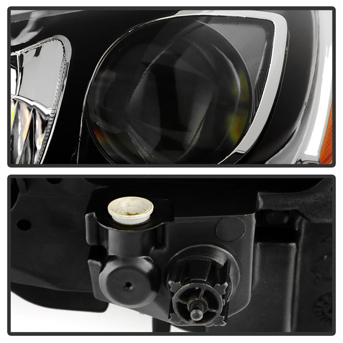 SPYDER Xtune 15-18 Mercedes C Class LED Single Projector Headlight - OE Left (PRO-JH-MBW20515-FLED-OE-L) 9959370