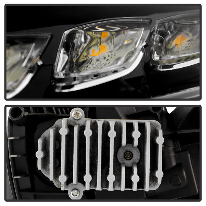 SPYDER Xtune 15-18 Mercedes C Class LED Single Projector Headlight - OE Left (PRO-JH-MBW20515-FLED-OE-L) 9959370