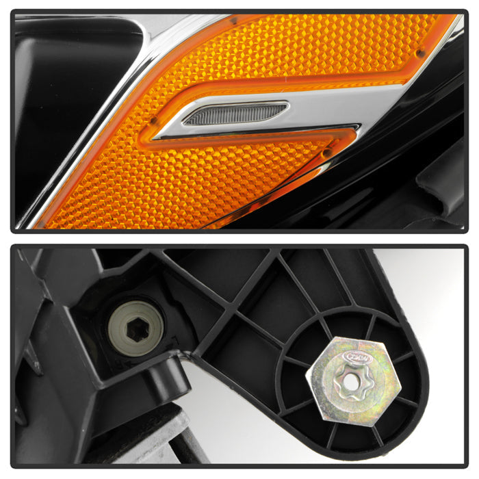 SPYDER Xtune 15-18 Mercedes C Class LED Single Projector Headlight - OE Left (PRO-JH-MBW20515-FLED-OE-L) 9959370