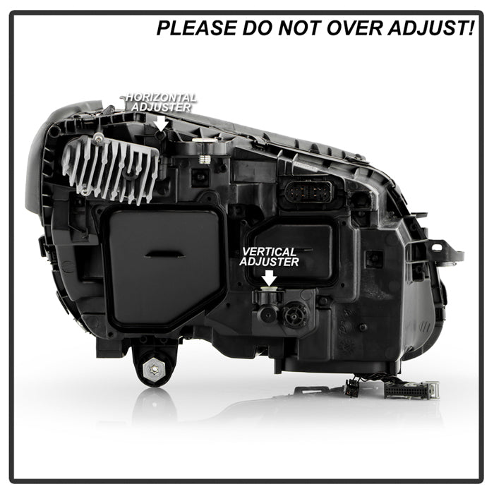SPYDER Xtune 15-18 Mercedes C Class LED Single Projector Headlight - OE Left (PRO-JH-MBW20515-FLED-OE-L) 9959370