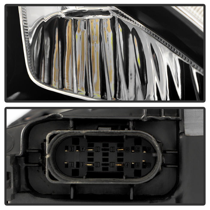 SPYDER Xtune 15-18 Mercedes C Class LED Single Projector Headlight - OE Right PRO-JH-MBW20515-FLED-OE-R 9959387