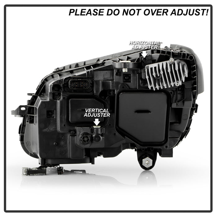 SPYDER Xtune 15-18 Mercedes C Class LED Single Projector Headlight - OE Right PRO-JH-MBW20515-FLED-OE-R 9959387
