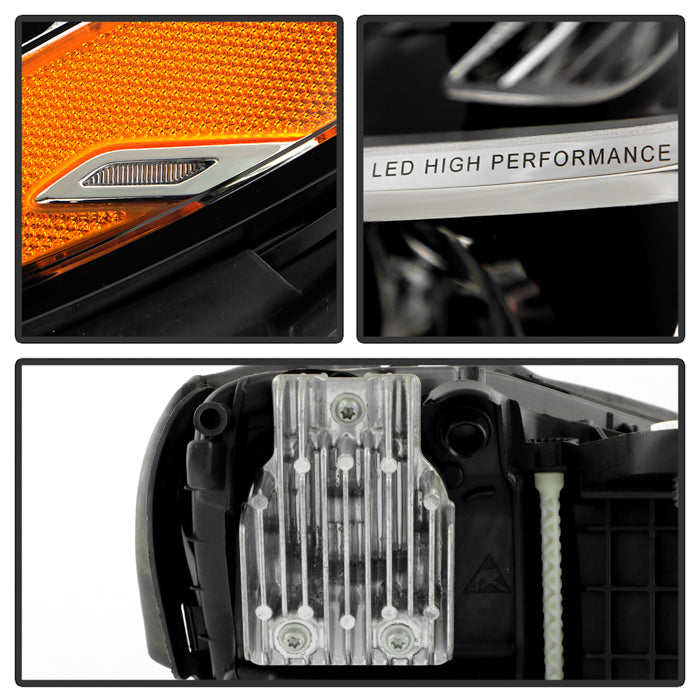 SPYDER 21-22 Mercedes C300 LED Non-AFS 6-Pin OE Left Projector Headlight (PRO-JH-MBW20521-LED-OE-L) 9959172